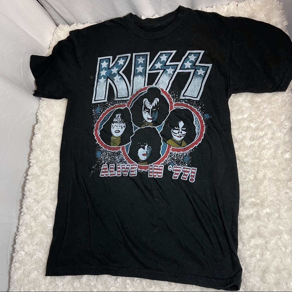 Kiss Alive in 77 T-Shirt Unisex Size S